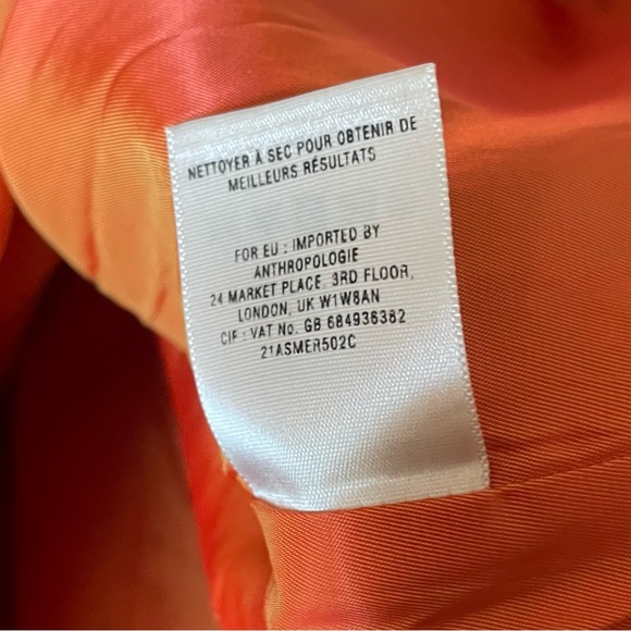 Anthropologie HD in Paris Ombré Embroidered Floral Linen Skirt - Size 4 - Picture 12 of 14